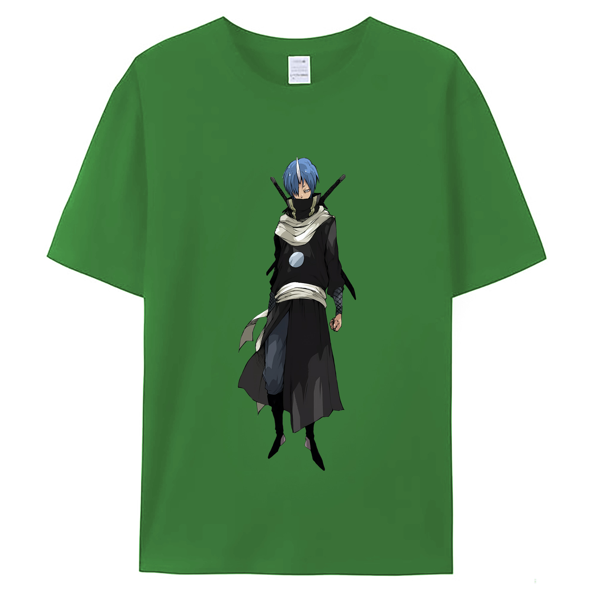 （画像用） 転スラ Regarding Reincarnated to Slime レディースカジュアルプリントTシャツ（綿100％）